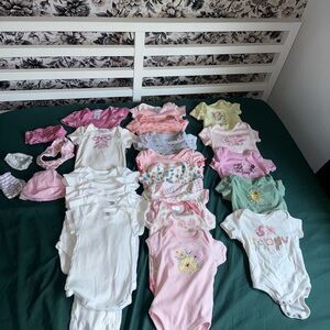 3-6 Month Short-Sleeve Onesies